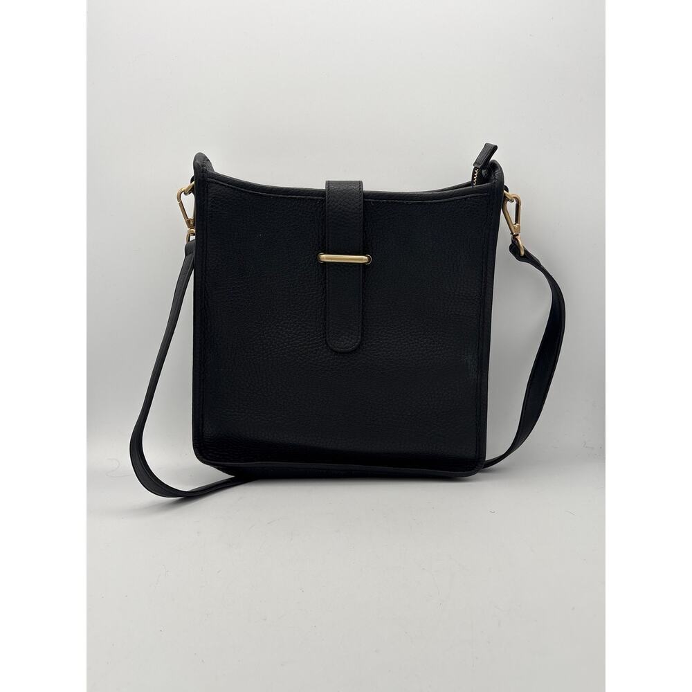 Women’s Gigi New York Black Leather Crossbody Purse